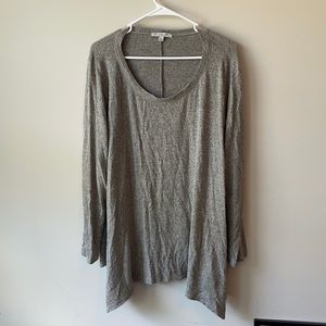 Light grey flow sweater